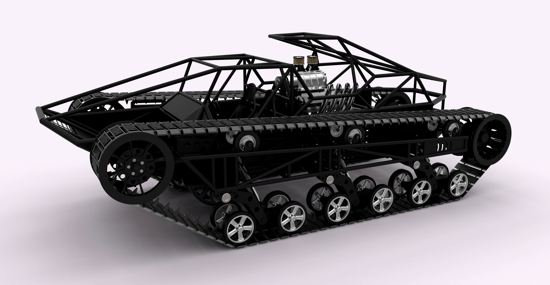 Tracked vehicle 1