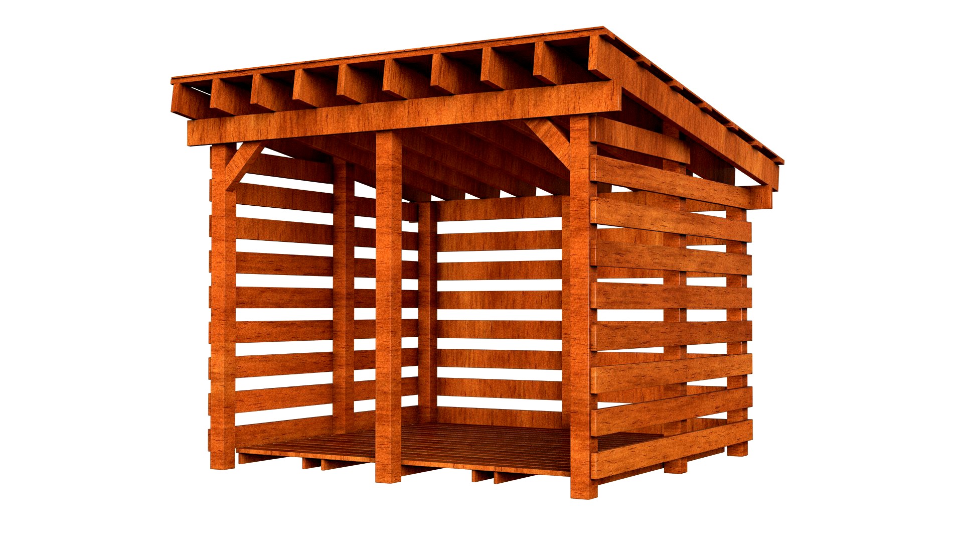 Firewood Storage Shed