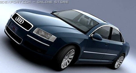 Audi A8 2003 3D Model