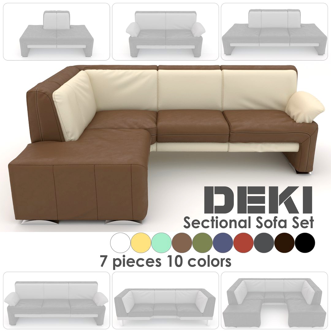 Sectional Sofa Set Deki