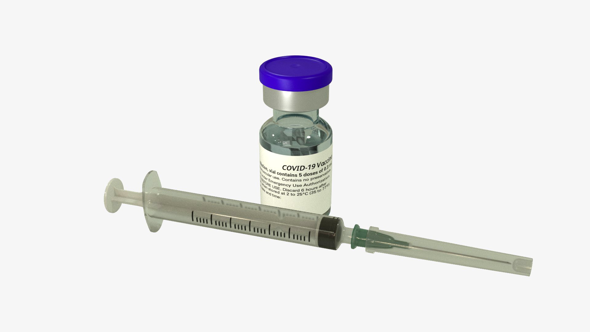 Low Dead Volume Syringe and Vaccine Vial