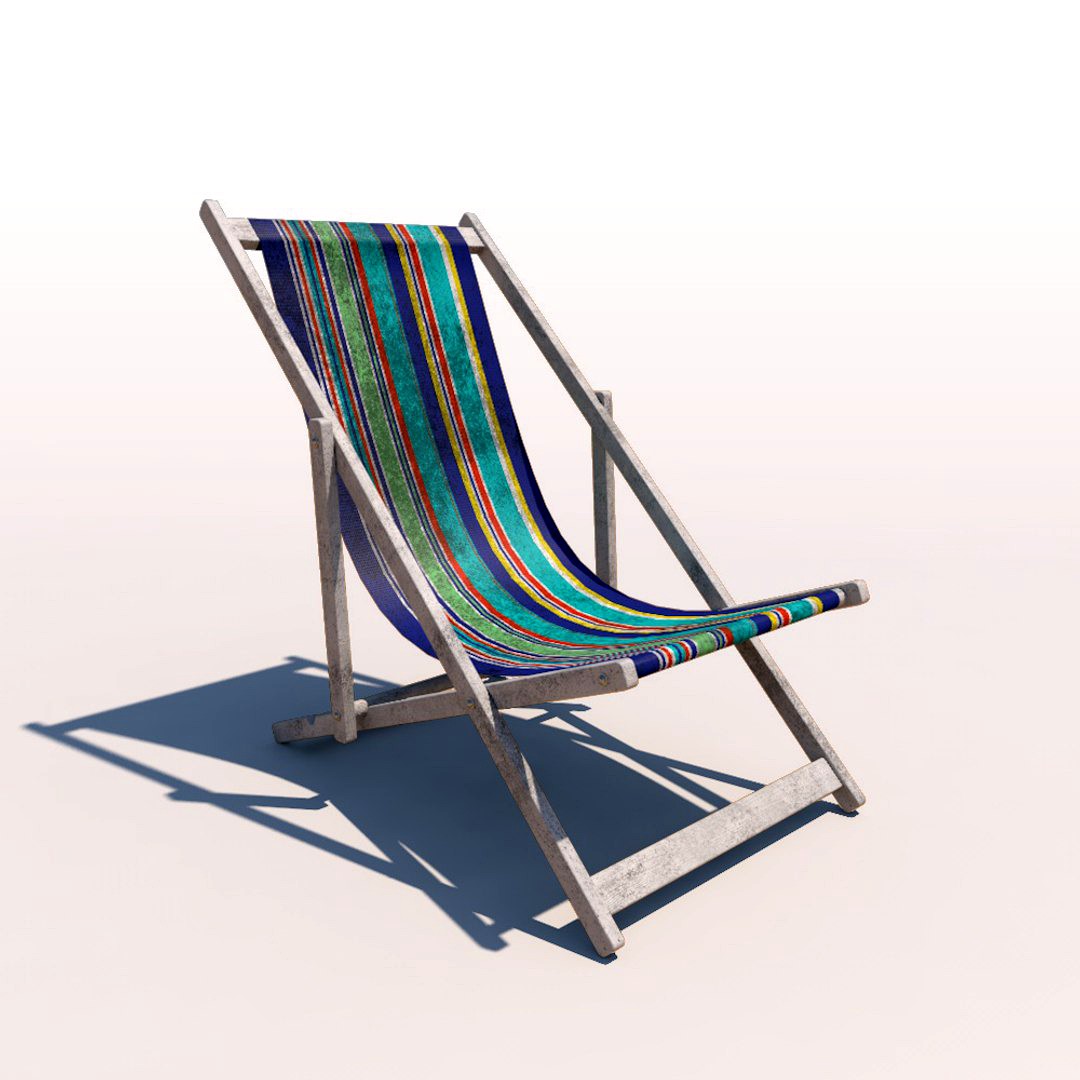 Deck Chair - Contemporary - Weathered
