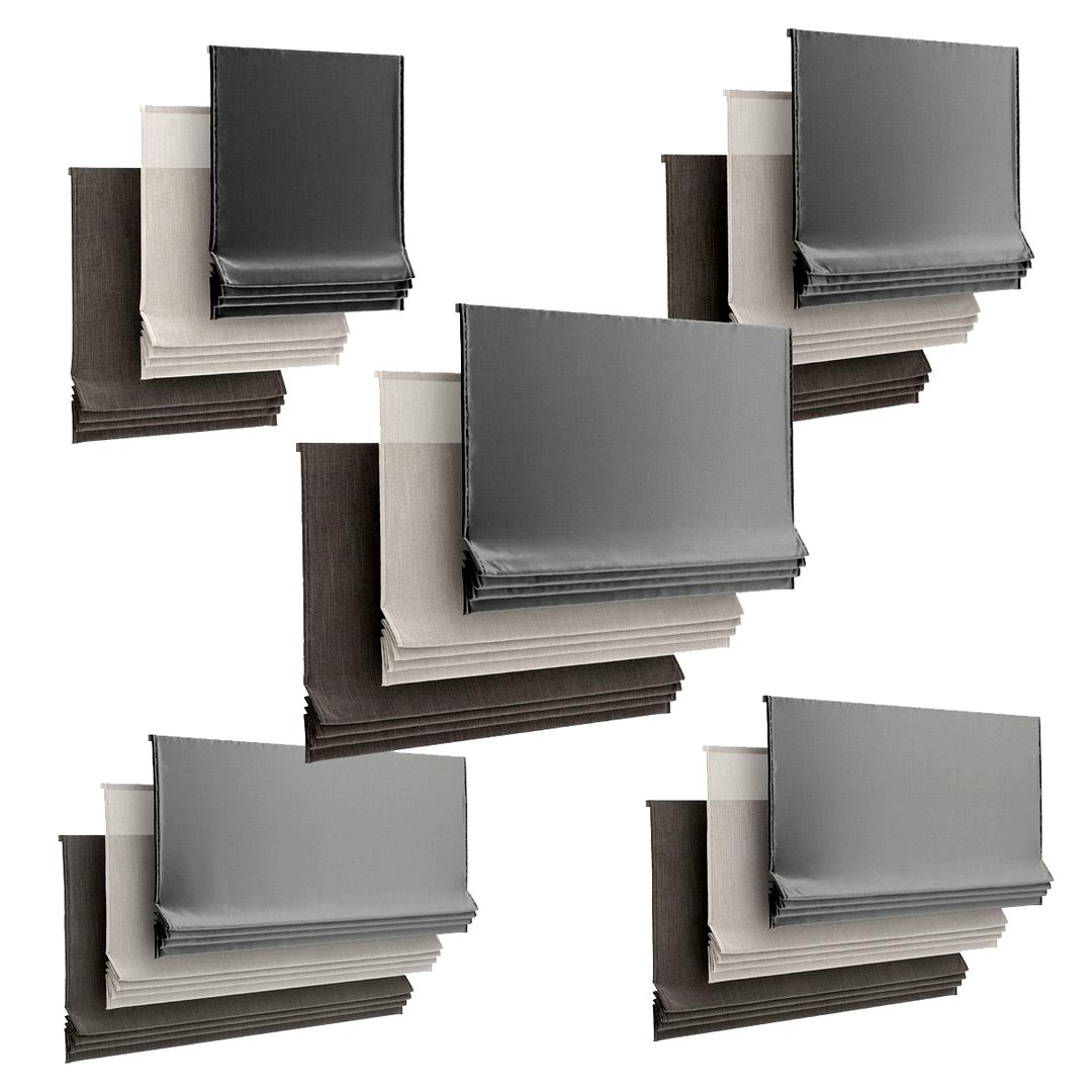 RH Flat romain shade