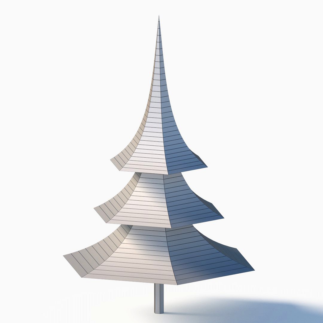 LowPoly Cartoon Fir