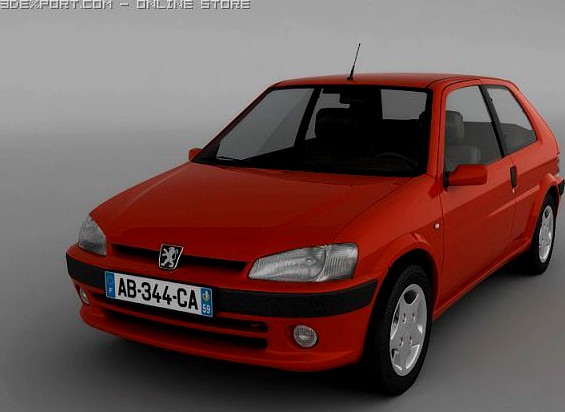 Peugeot 106 3D Model