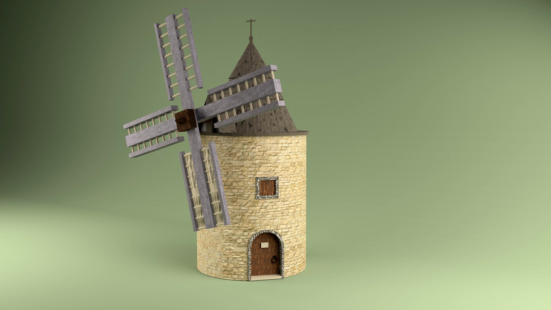 Windmill Low-Poly