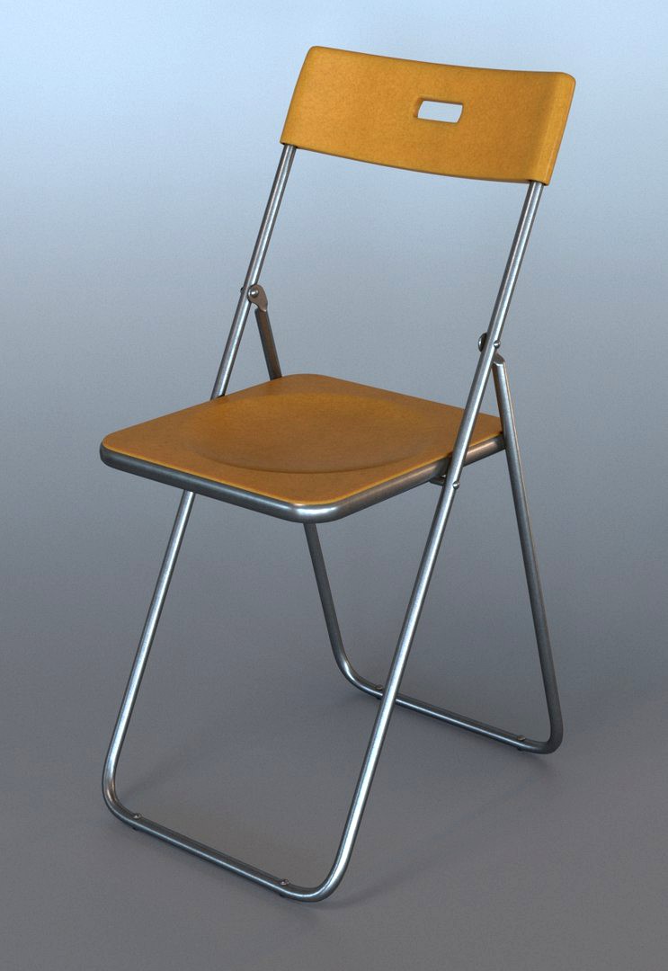 Foldable plastic chair