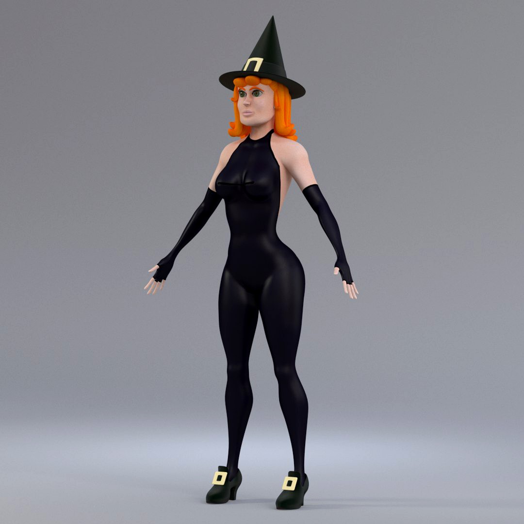 Witch Pin Up