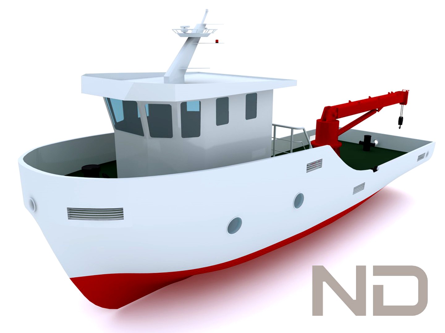 TUGBOAT 15m. - SOLID MODEL
