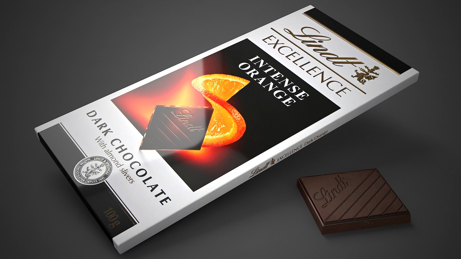 Lindt Excellence Intense Orange chocolate