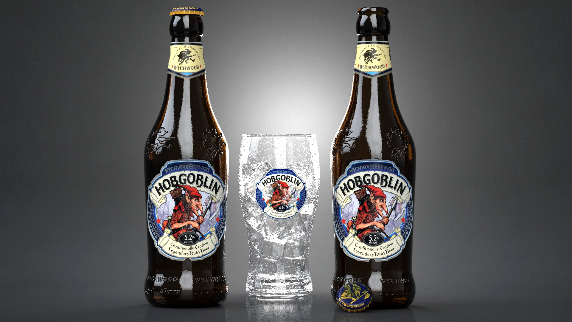 Hobgoblin Regular beer Wychwood Brewery