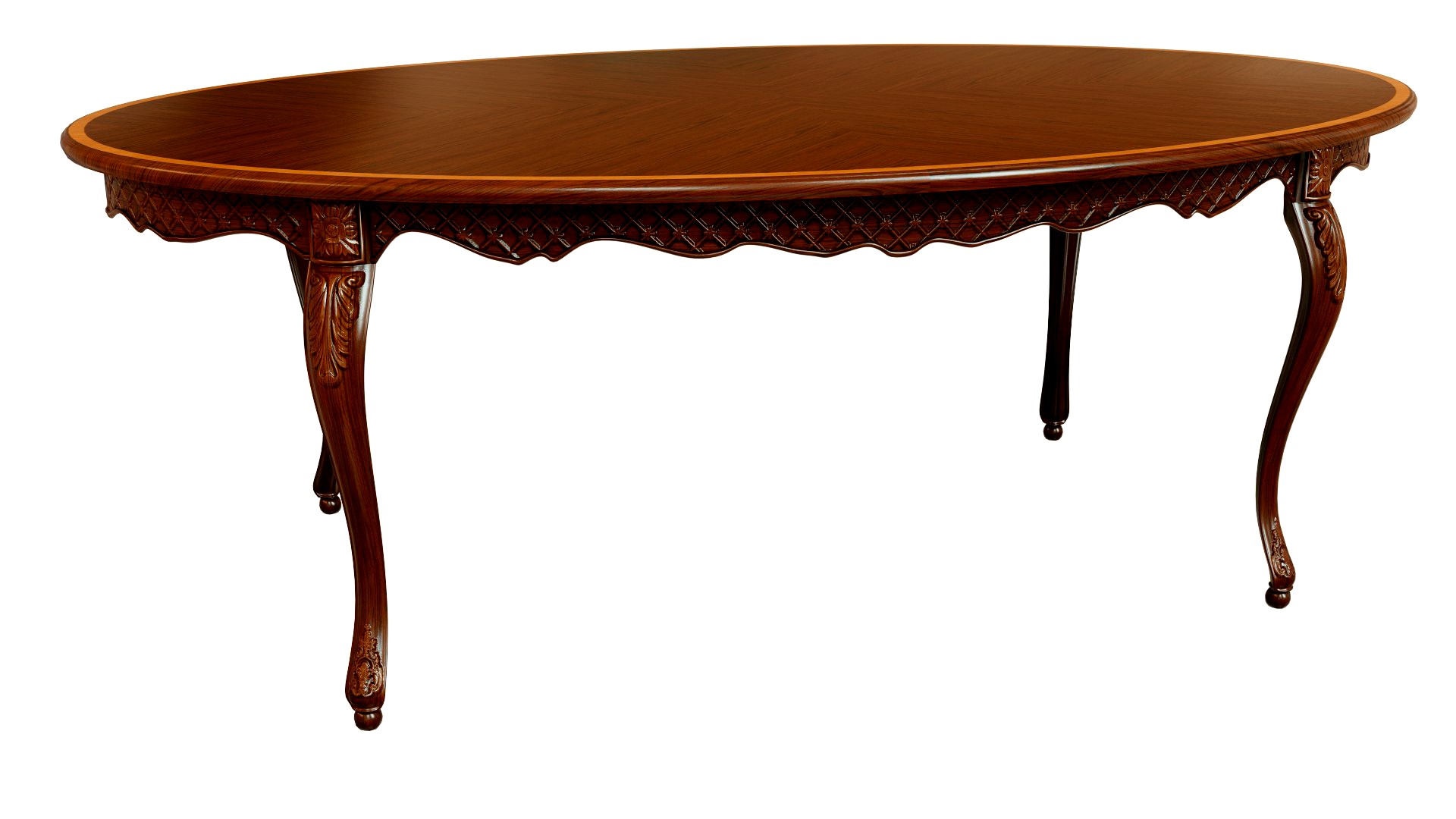 Classic table with carvings 2100