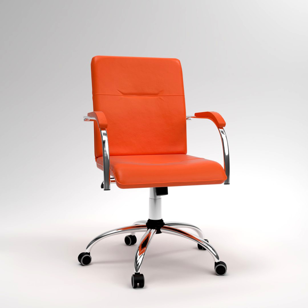Samba gtp office chair leather orange