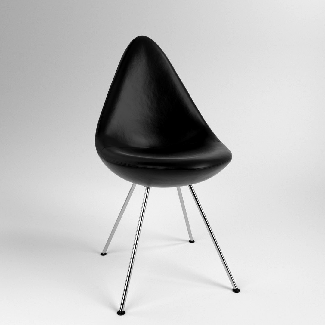 Fritzhansen Drop Leather Black