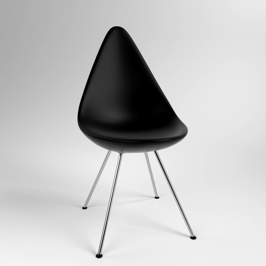 Fritzhansen Drop plastic black