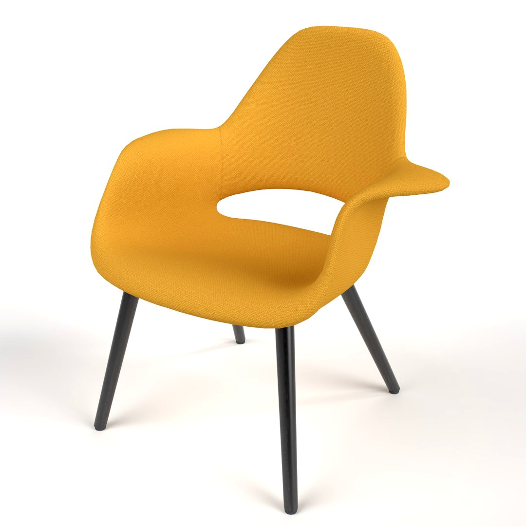 Vitra Organic Chair yellow