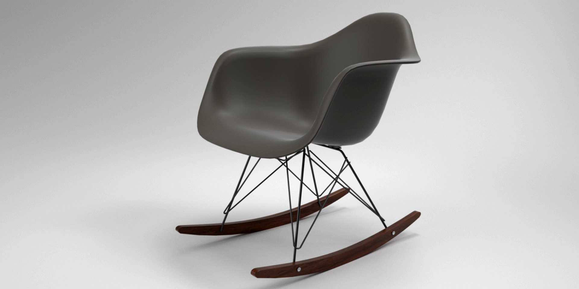 Vitra Eames Plastic Armchair RAR basalt