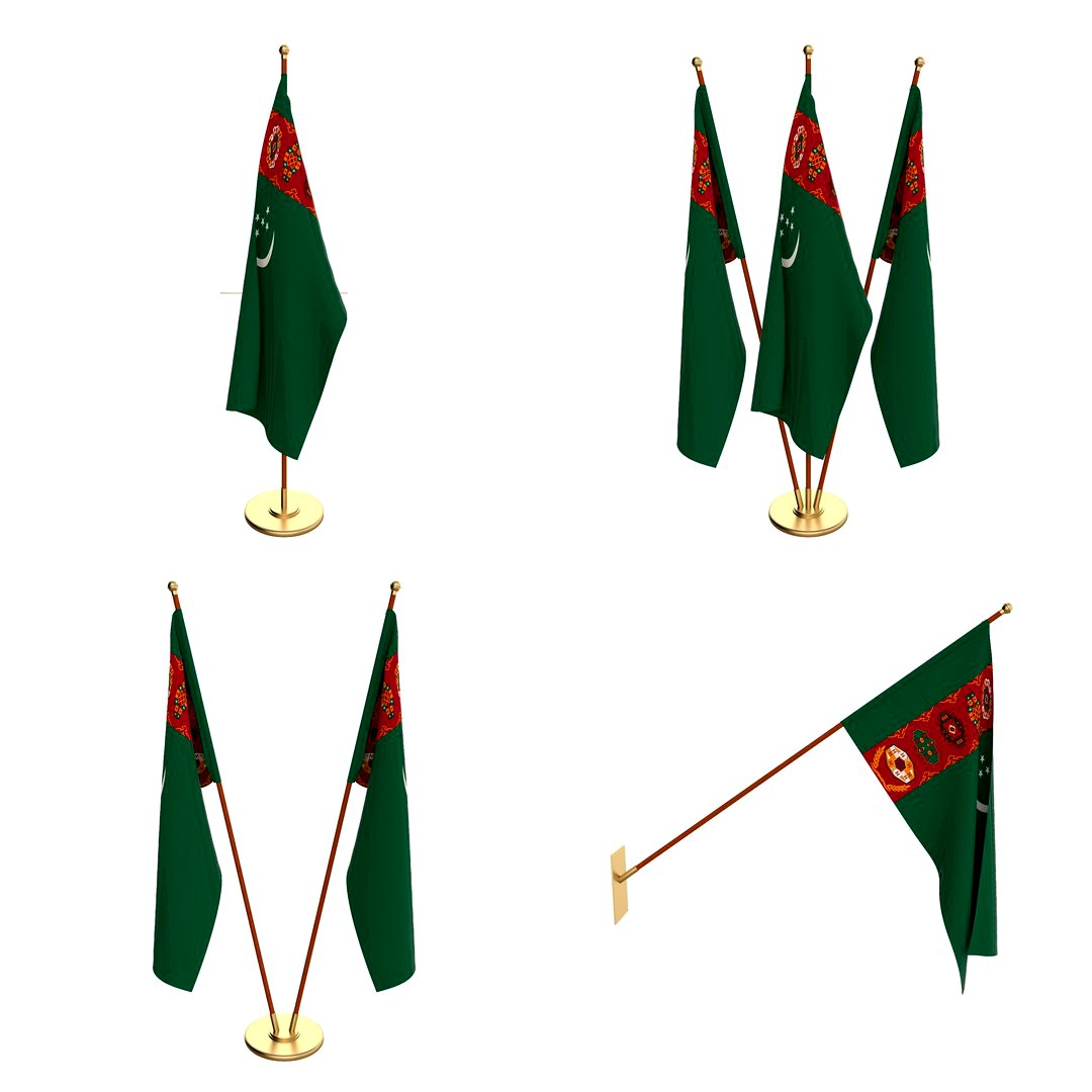 Turkmenistan Flag Pack