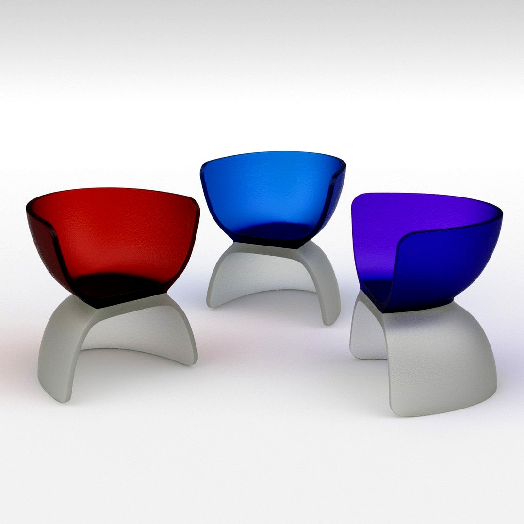 Cast Glass Chair