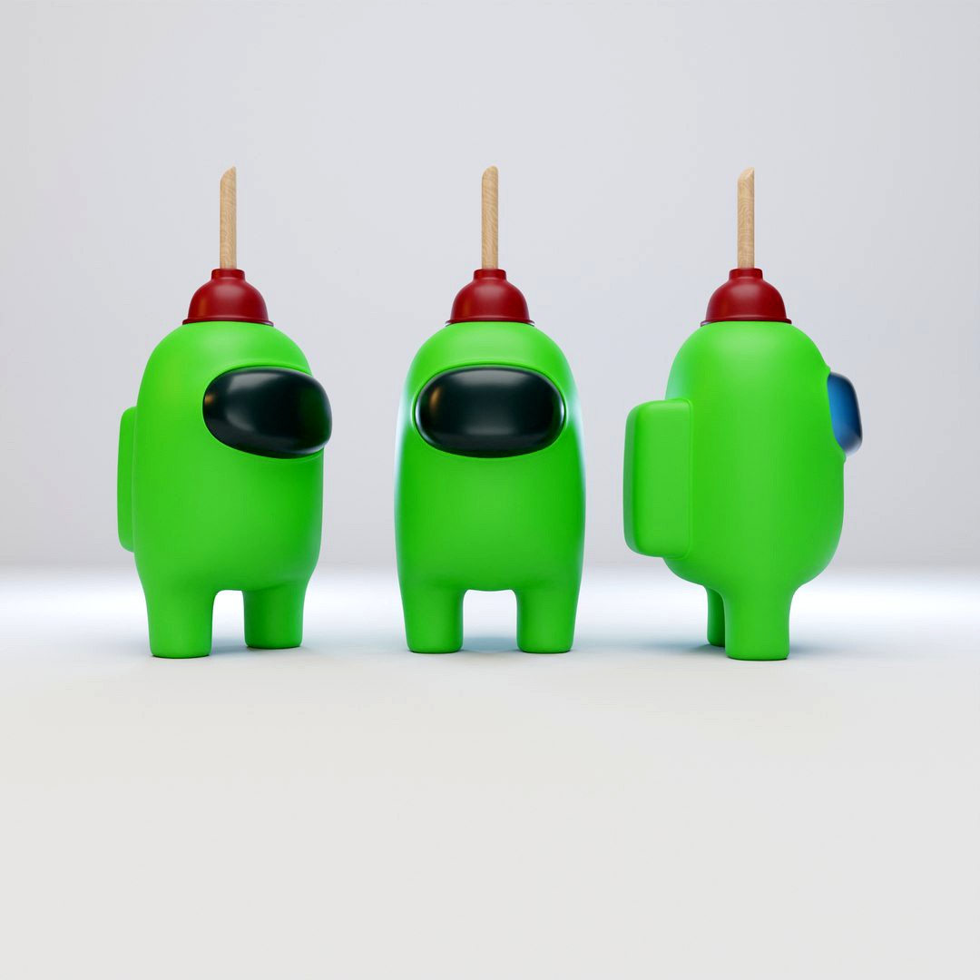 Among Us Plunger Character