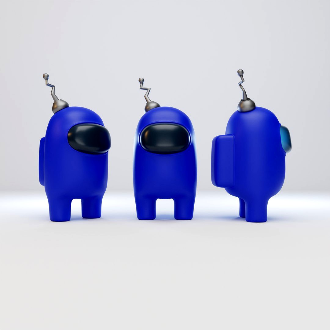 Among Us Antenna Character