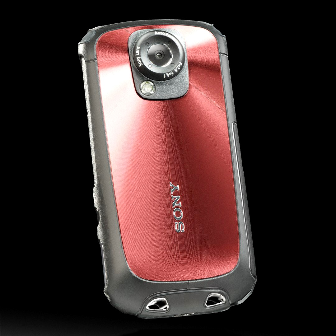 Sony MHS-TS22 Bloggie Sport Red pocket camcorder