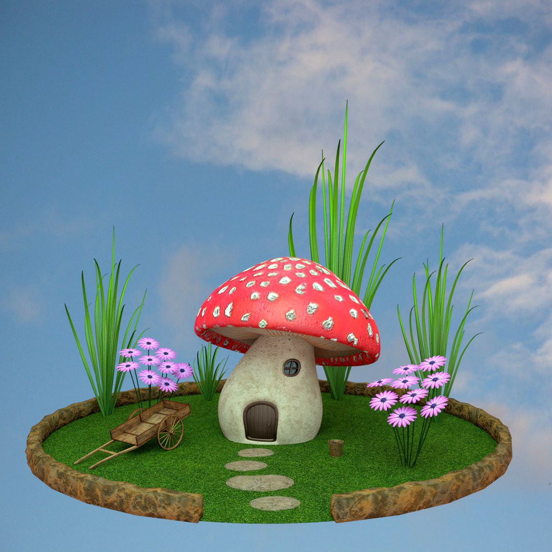 mushroom house