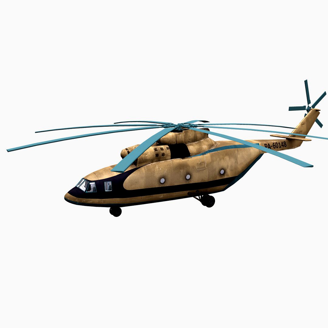 Low-poly Helicopter