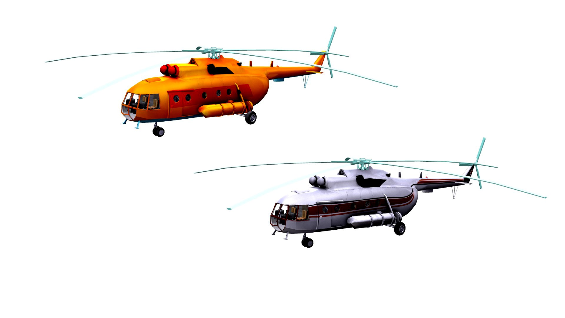 Low-poly Helicopter