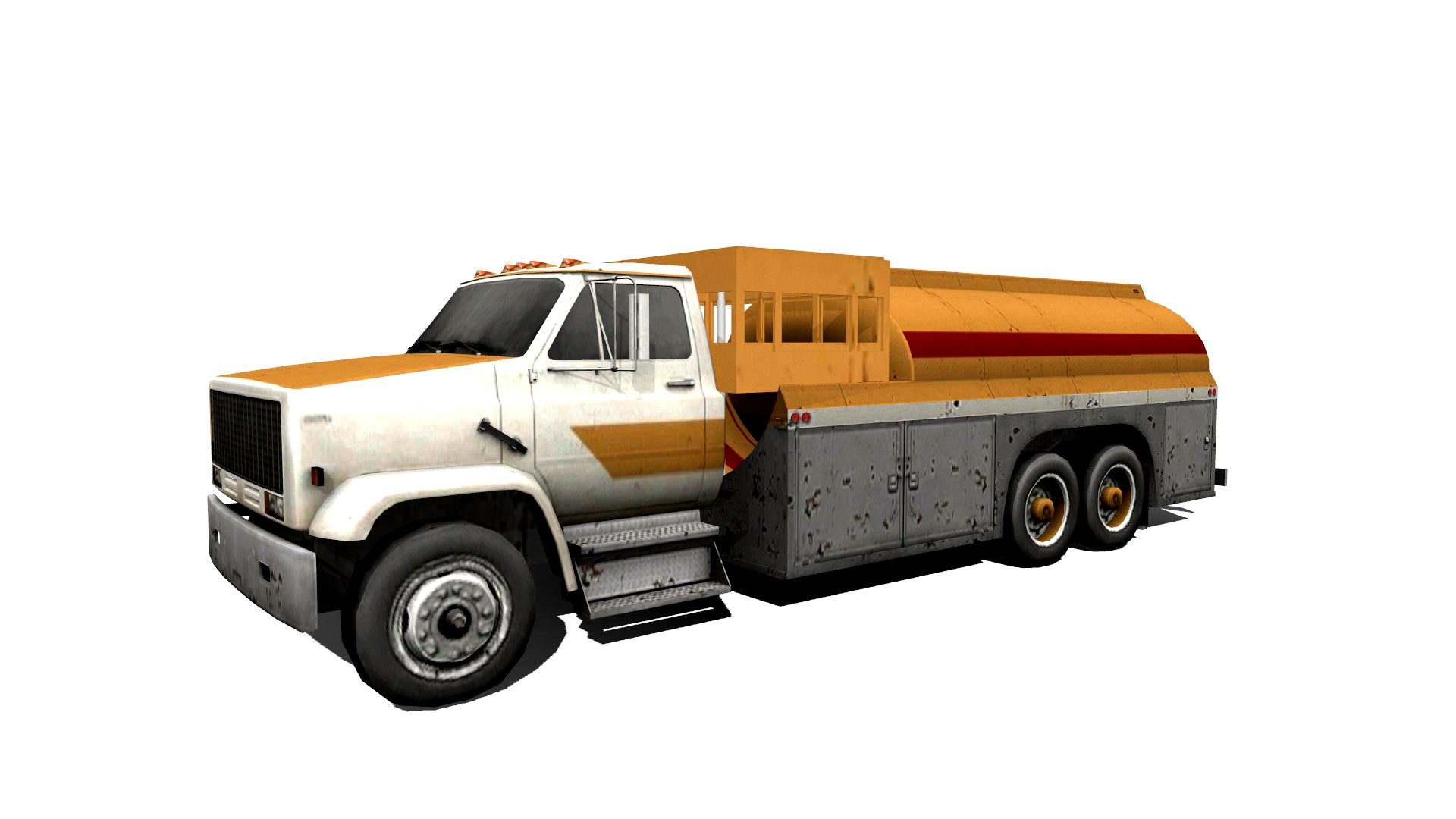 Fuel Truck Low-poly