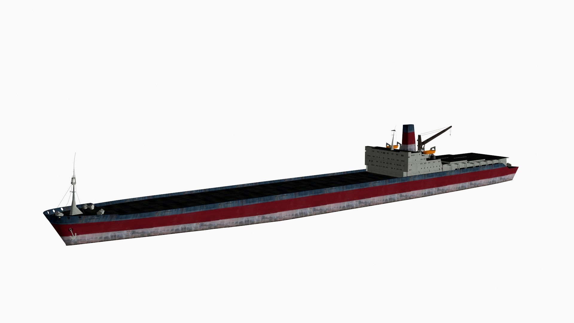 Container ship Low-poly 3d model