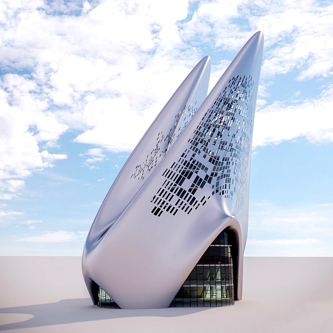 Futuristic building 15