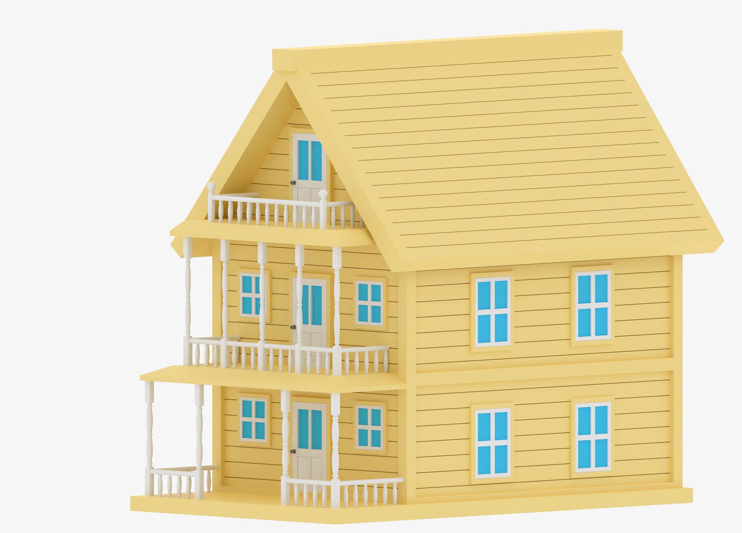 Beautiful Cartoon House