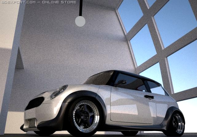 als mini cooper 3D Model