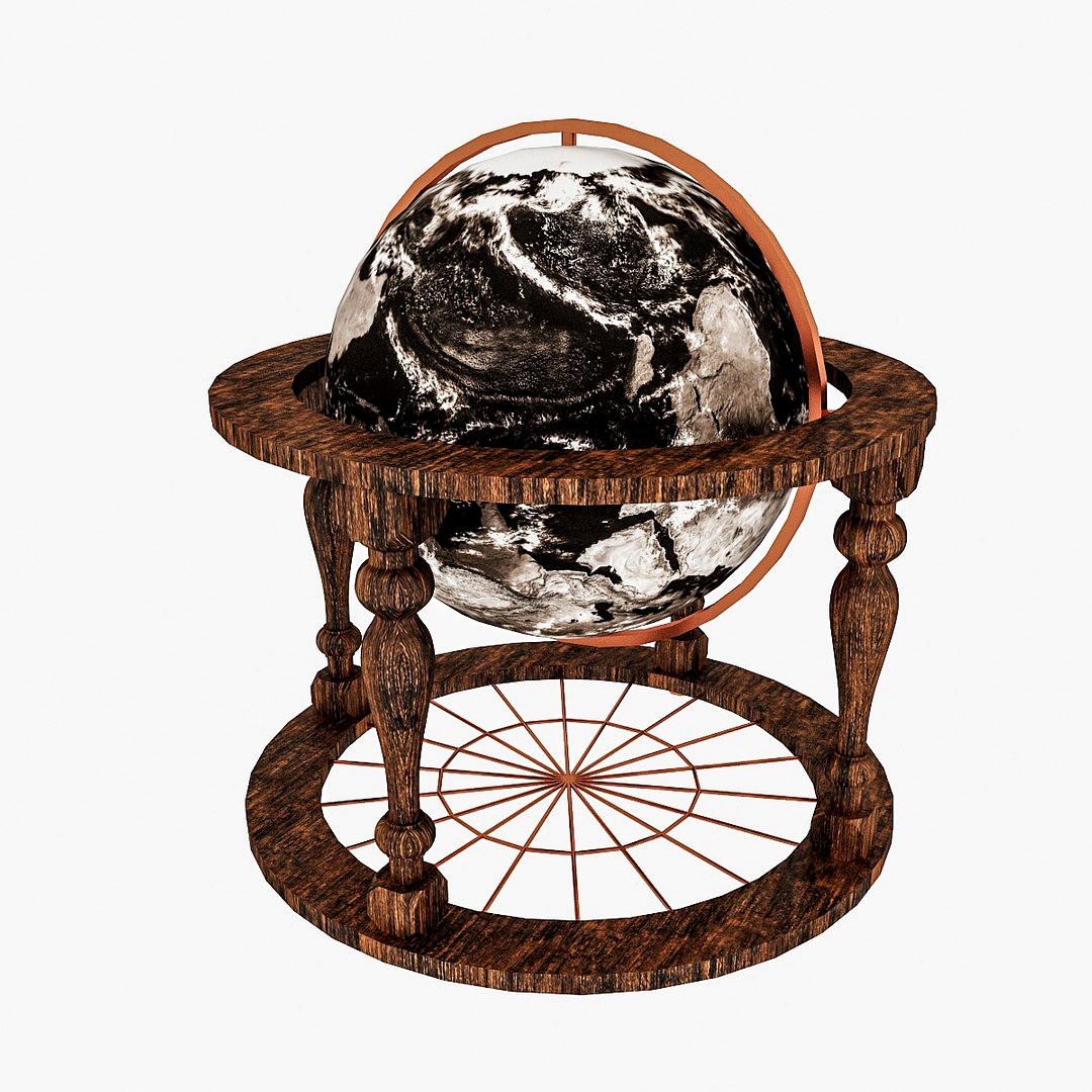 World Globe Decor
