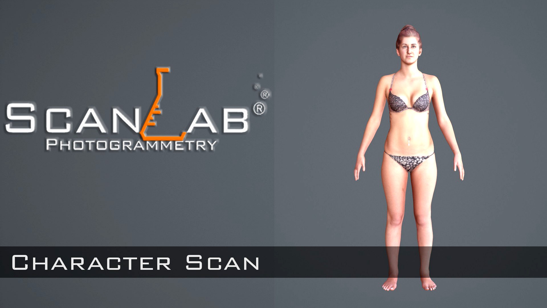 Realistic Human Woman Scan and Rig - 052FBody 8192