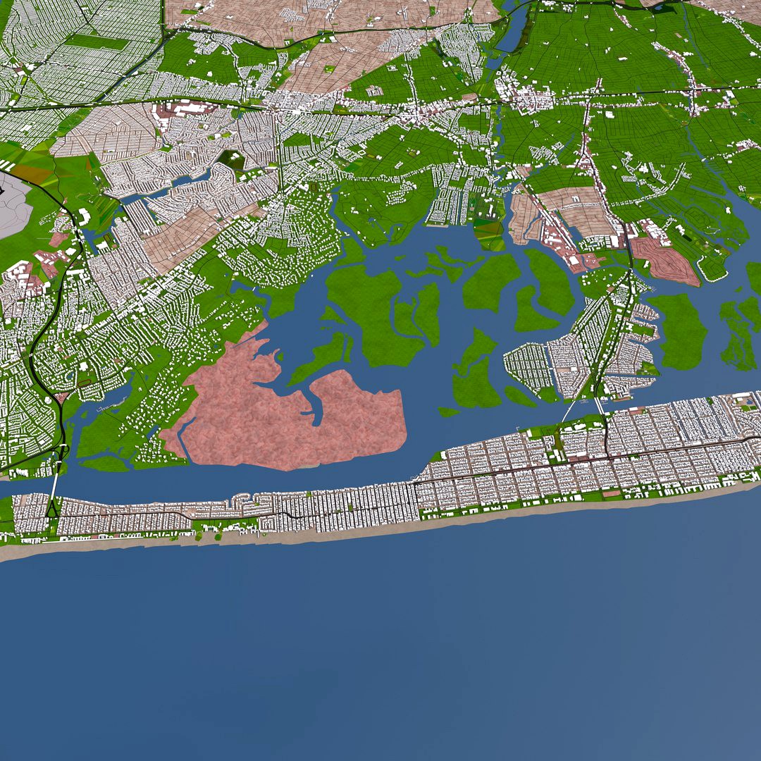 Nassau County 3d model