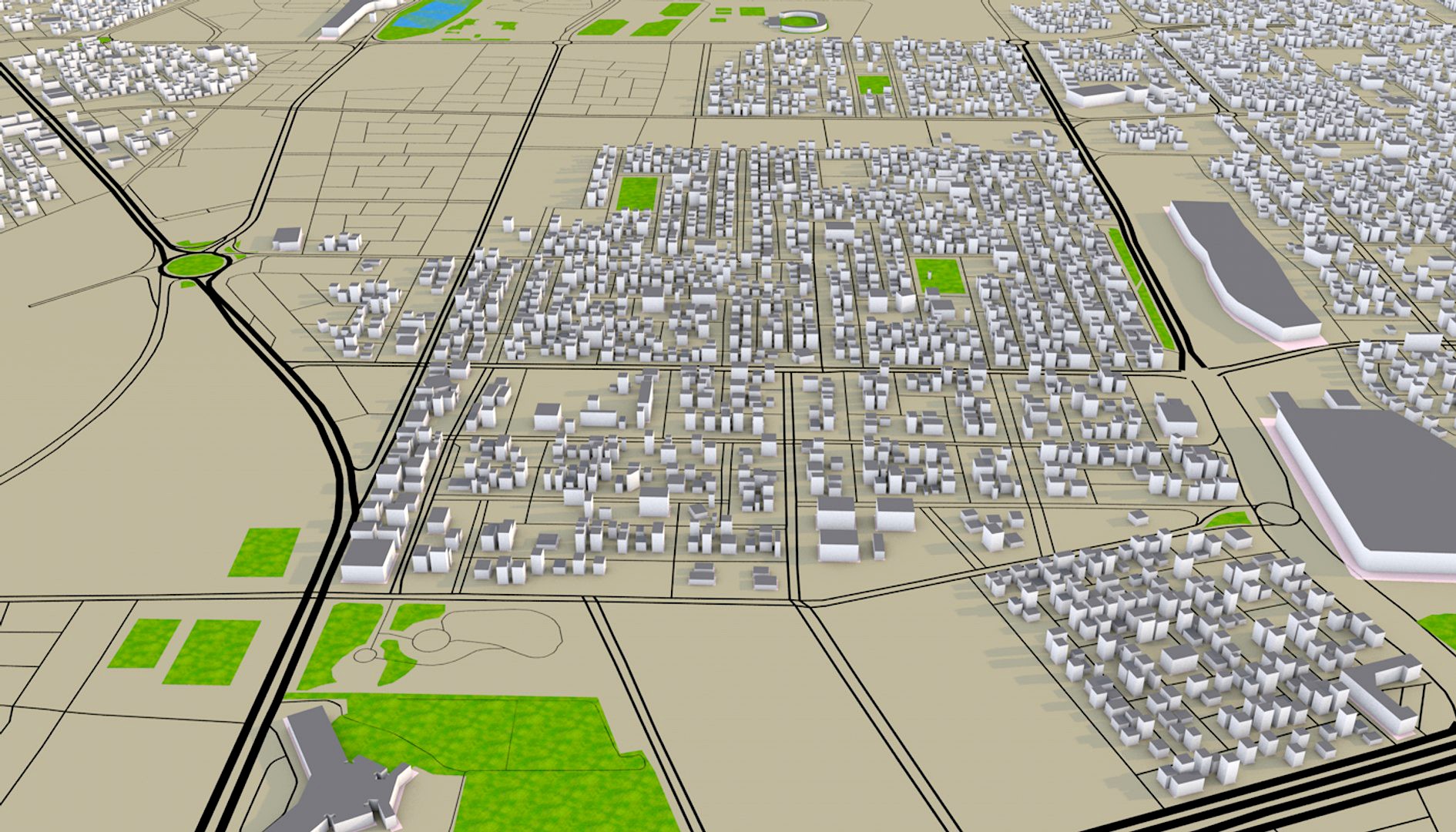Qassim Saudi Arabia 3d Model