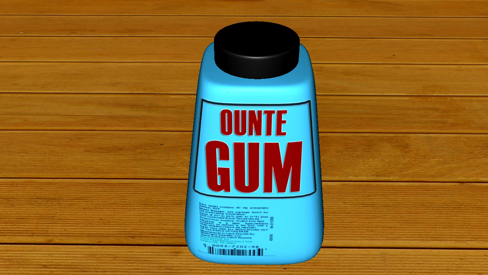 Gum bottle