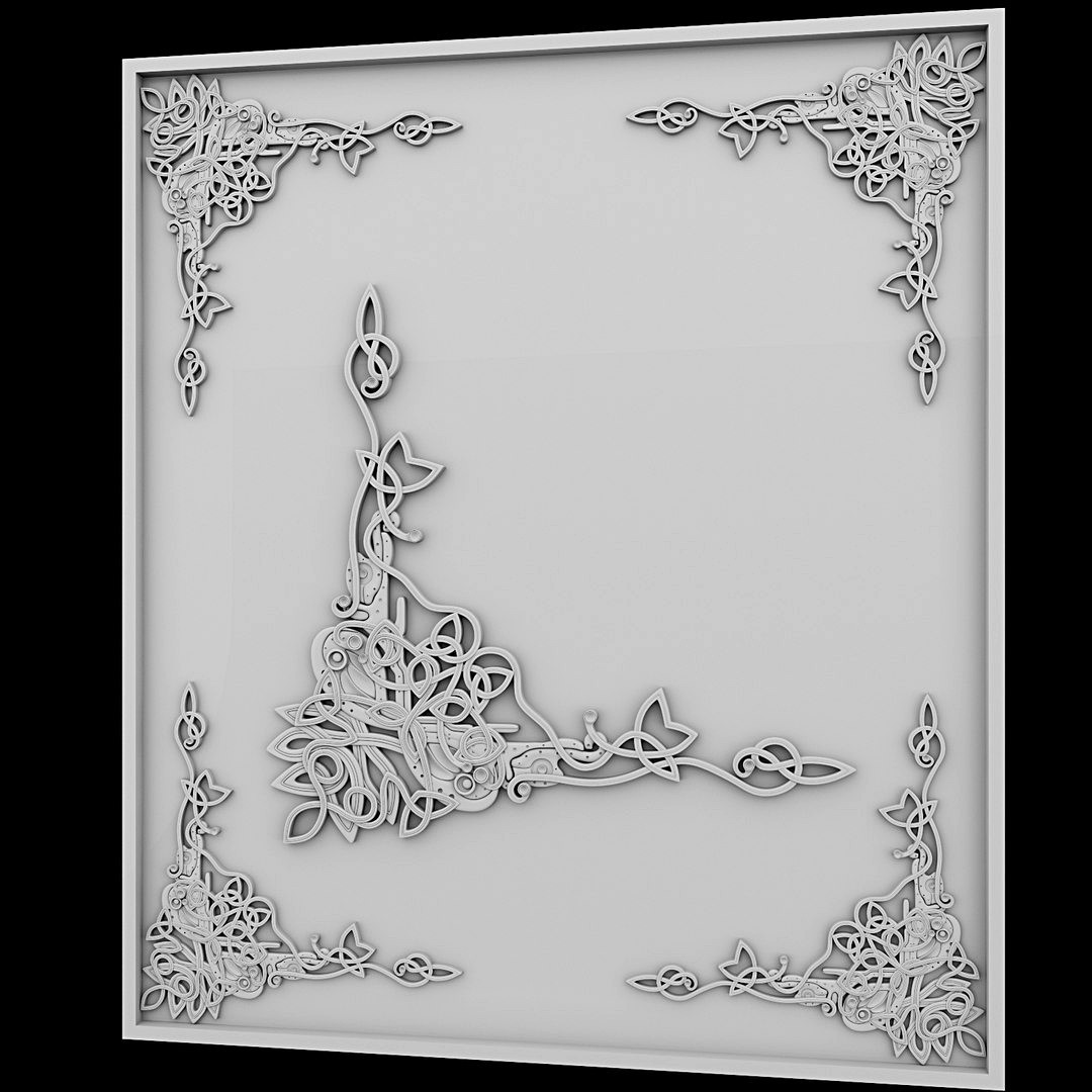 Celtic corner element.