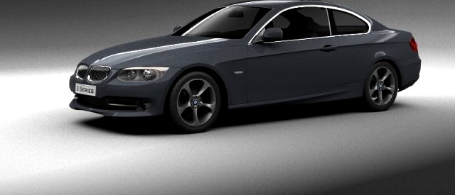 3D Model BMW 3 Series E92 Coupe 2011 3D Model