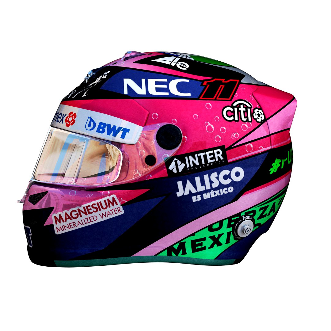 Perez helmet 2018