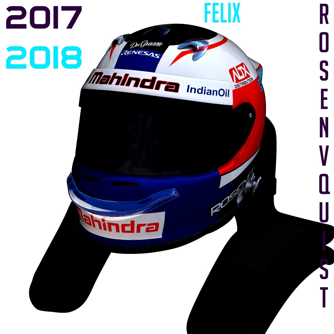 Rosenqvist helmet 2017 2018