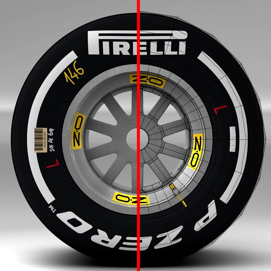 Medium Rear tyre