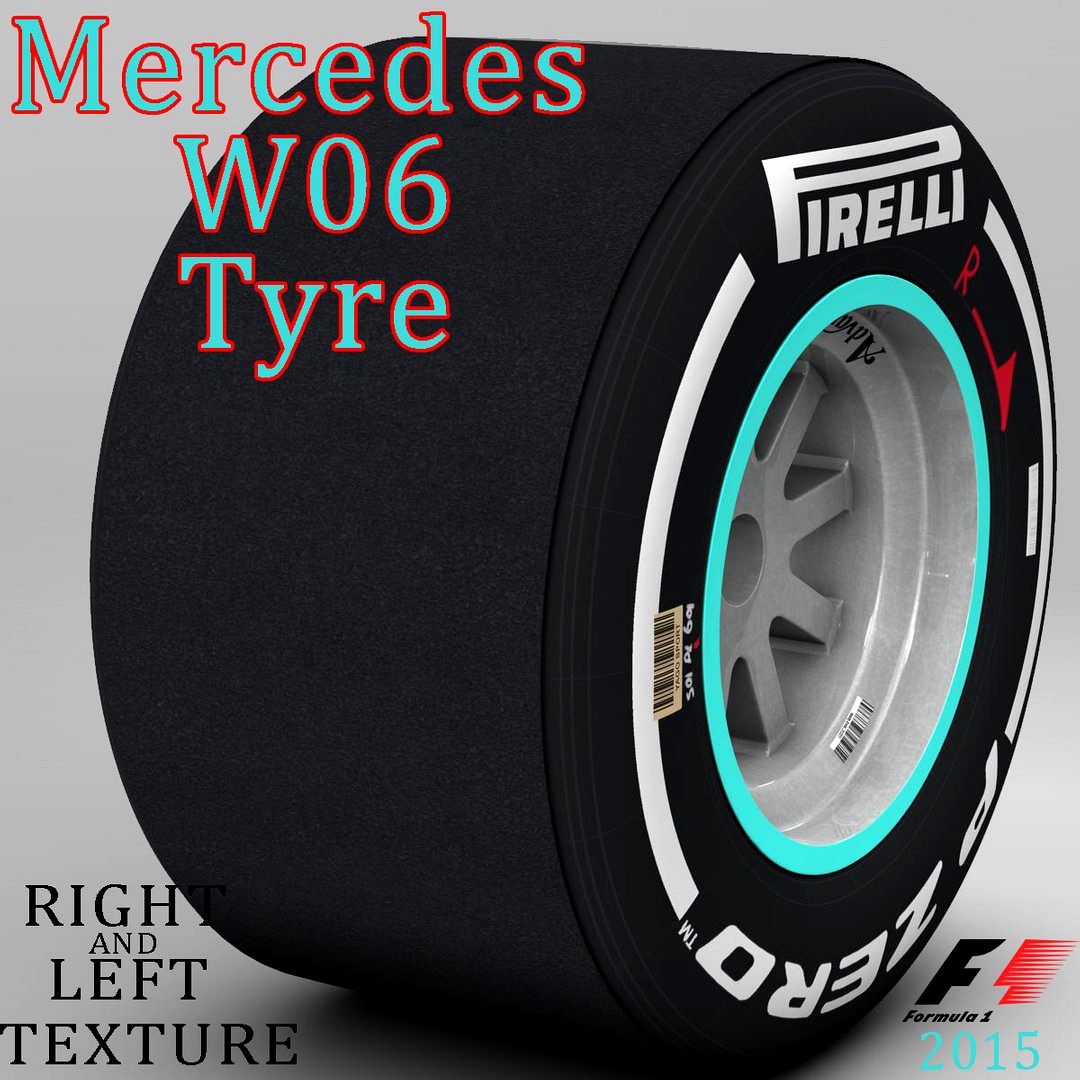 W06 Medium Rear tyre