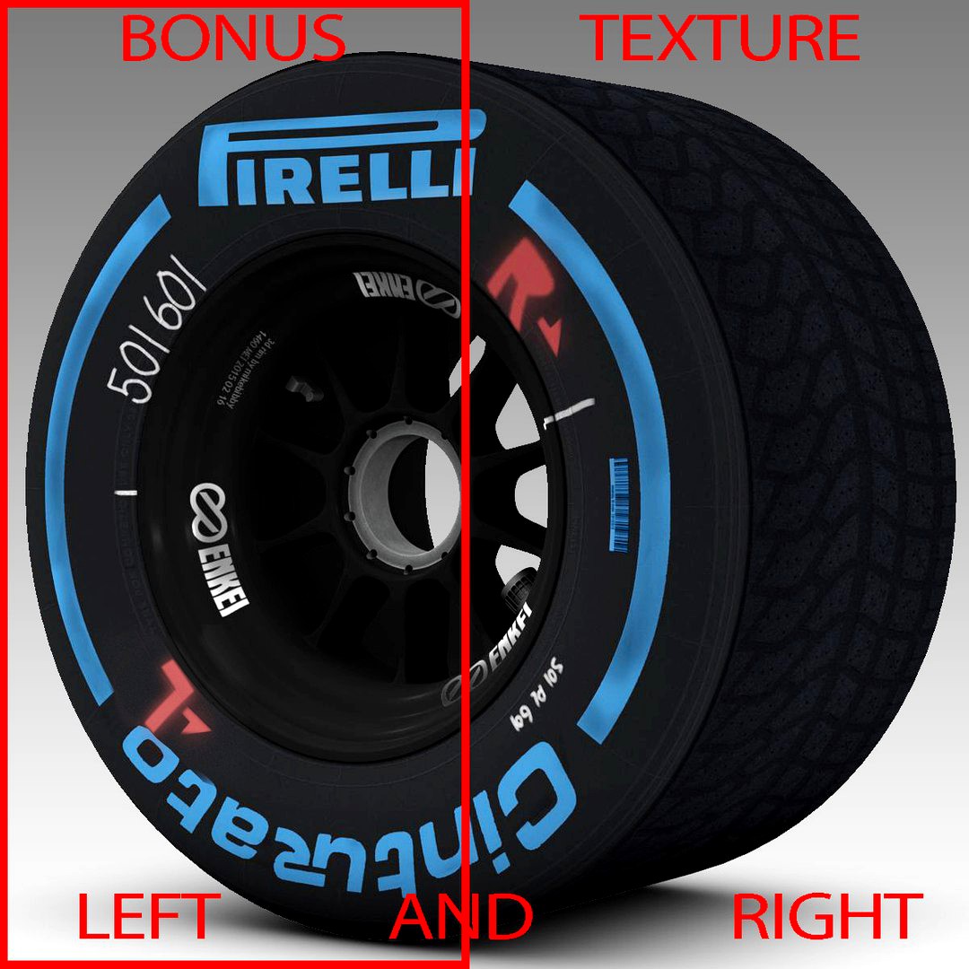 enkel wet rear tyre