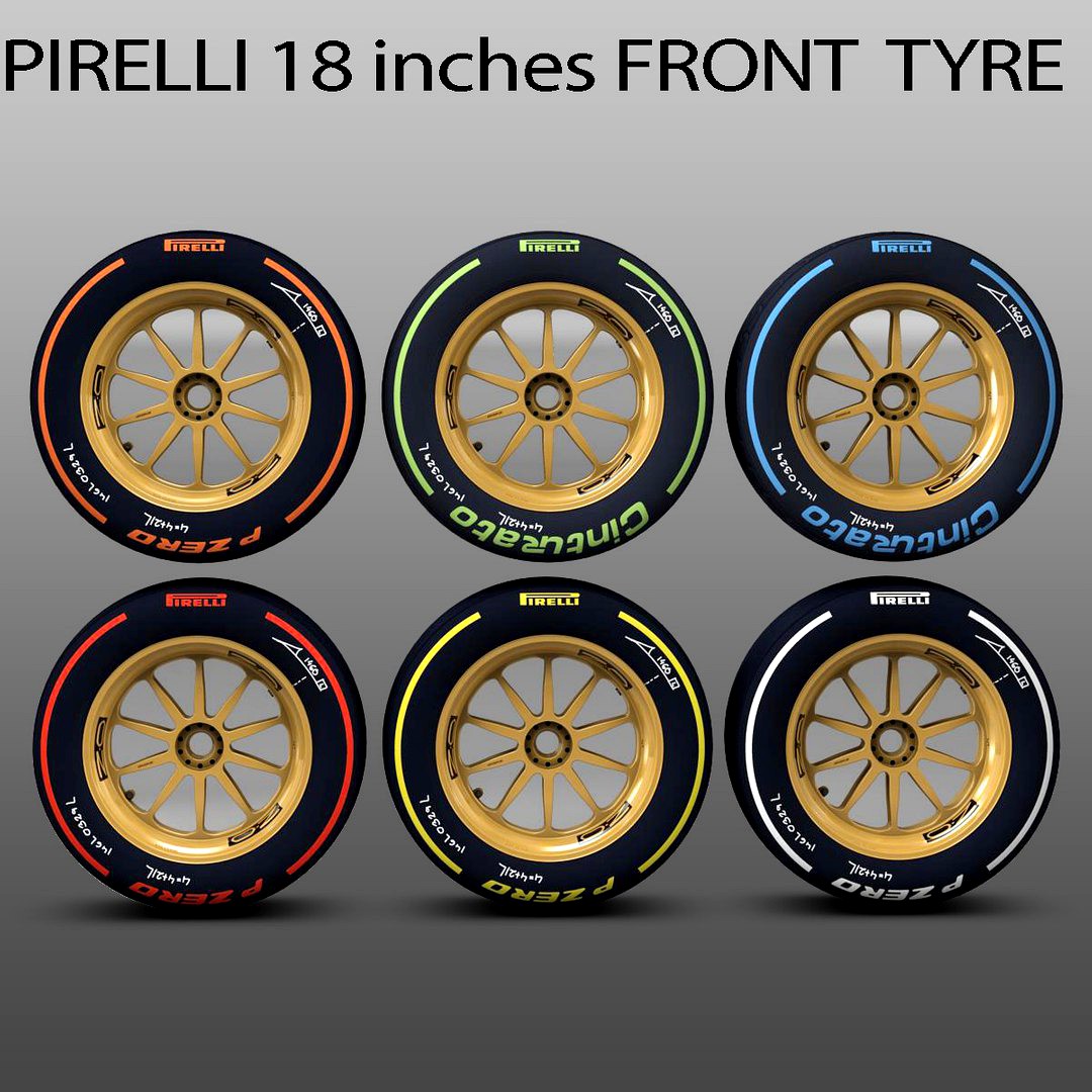 18 inches front tyre set