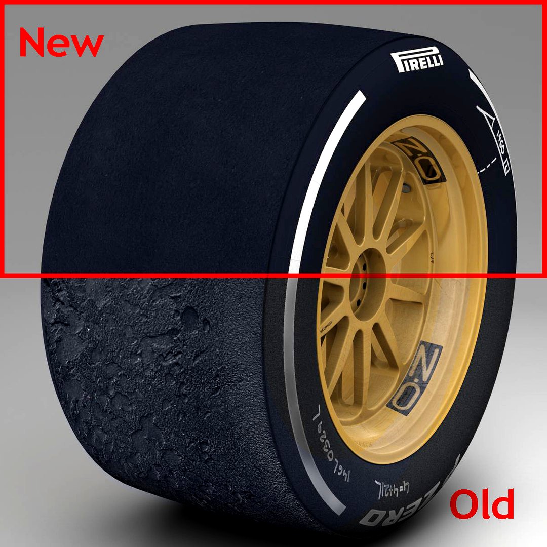 18 inches medium rear tyre