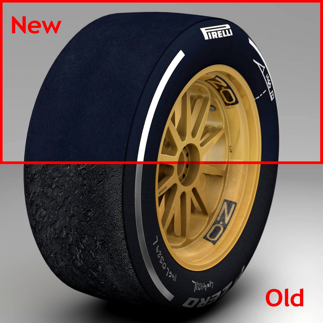 18 inches Medium front tyre