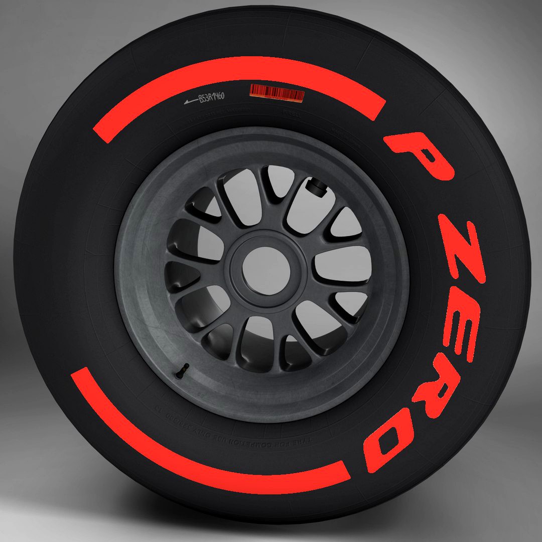 F1 tyre supersoft rear